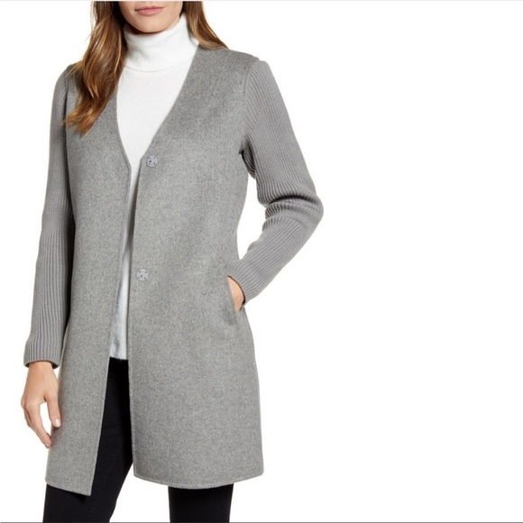 double face wool blend coat kenneth cole new york